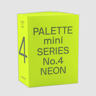 英文原版 调色板迷你系列04：霓虹 Palette Mini Series 04: Neon 霓虹色 平面设计色彩搭配构成系列丛书 全球案例精选