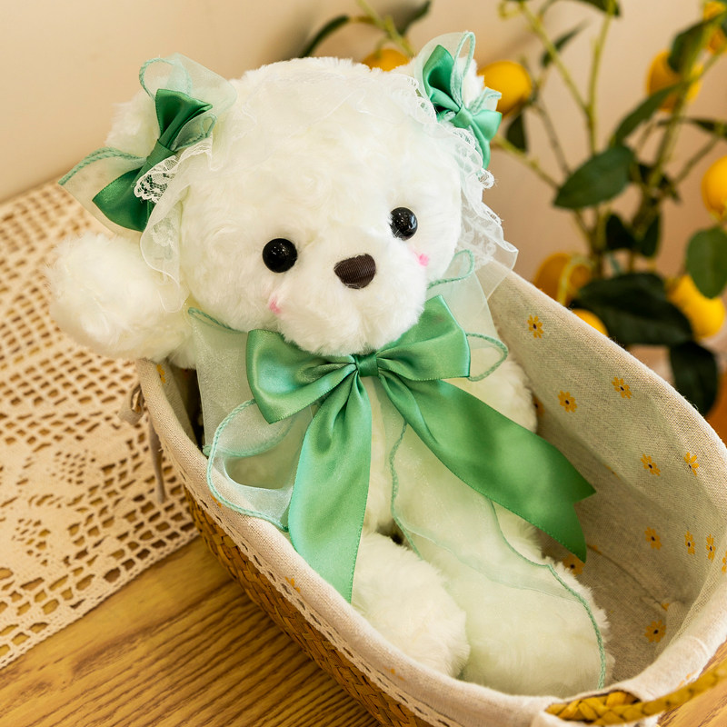 超萌洛丽塔小熊公仔毛绒玩具情侣泰迪熊玩偶布娃娃可爱生日礼物女