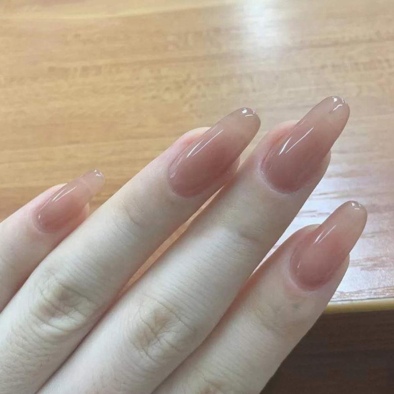 指甲油裸色透明色无毒