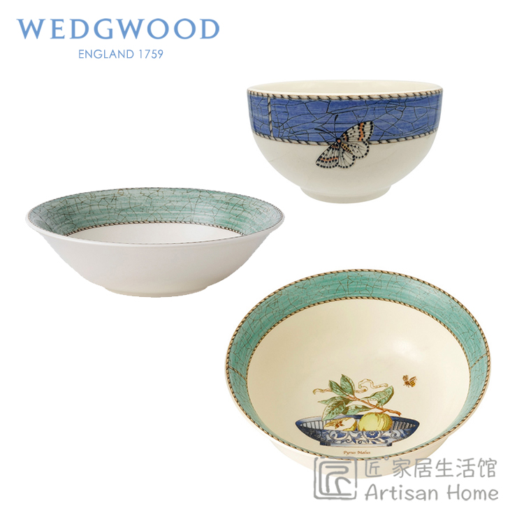 现货WEDGWOOD莎拉花园陶瓷碗早餐麦片碗饭碗面碗汤碗进口家用餐碗