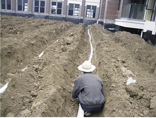 pvc塑料盲管 透水管地下排水管渗水管dn50 80 100 150 200 3009