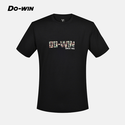 dowin多威恤男年夏季男士跑步训练圆领衫短袖365509运动t恤 原价129元