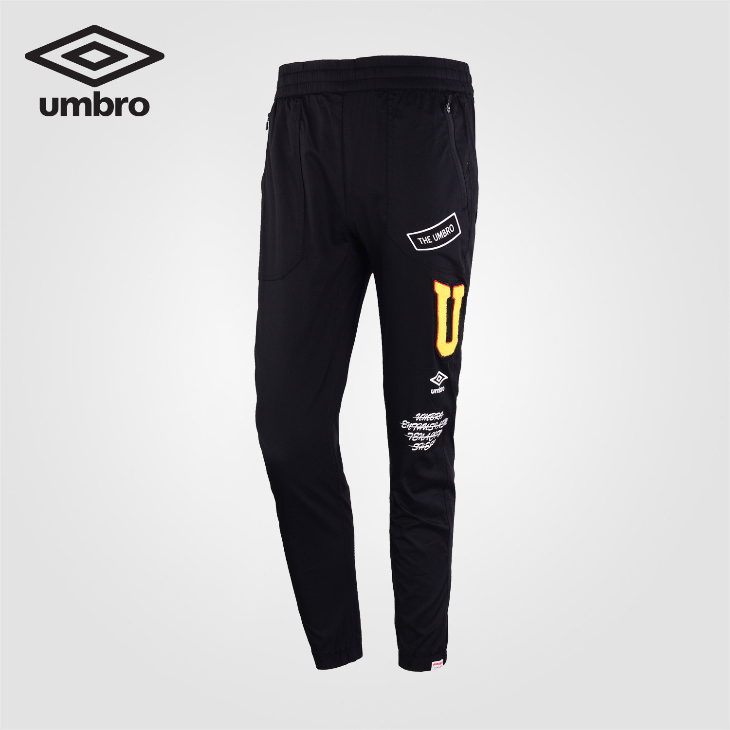 umbro茵宝春秋男子卫裤弹力裤型运动长裤ui202ap2321