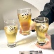 原创小猫扎啤杯玻璃杯家用精酿啤酒杯果汁饮料冷饮杯冰咖啡杯商用