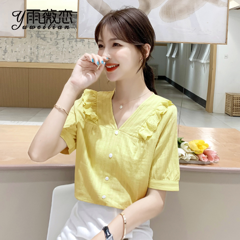雪纺衬衫短袖洋气女装夏装2020年最新款气质小衫时尚上衣夏季流行|ruв категории плесень играть/Аниме/вокруг/cos/настольные игры, Косплей одежды/реквизит/услуги, Косплей женской одежды - от Buy2taobao.com для оказания профессиональной услуги покупки агента Taobao