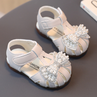 【爆款】女宝宝鞋子夏季0一1-3岁半婴儿凉鞋软底学步鞋防滑包头小
