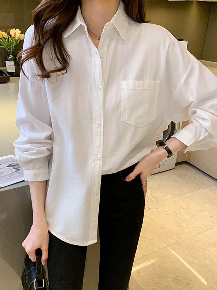 特价中长款春装女衬衫