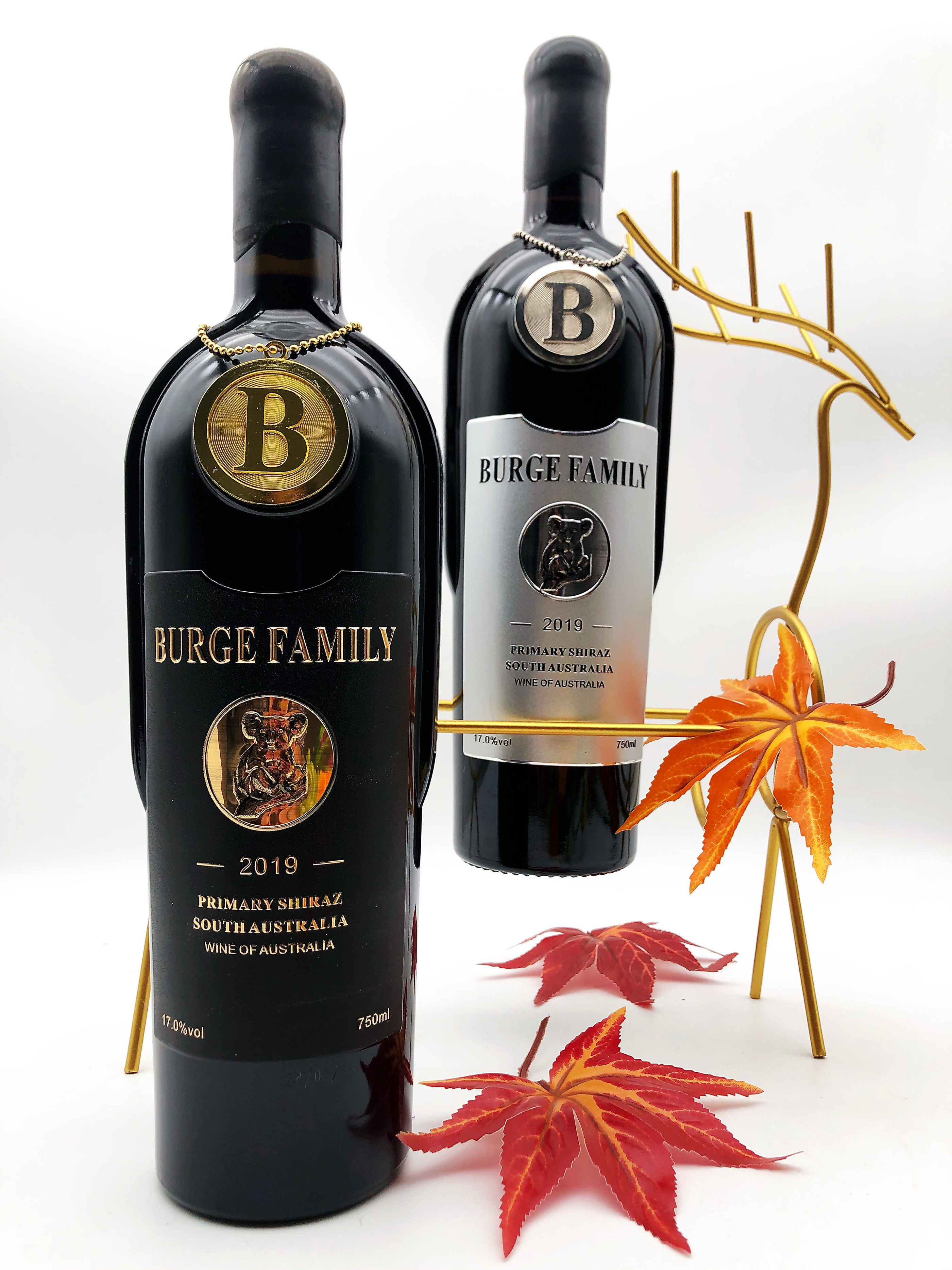 澳洲原瓶进口17度红酒伯格家族酒庄考拉高端干红葡萄酒木箱装送礼