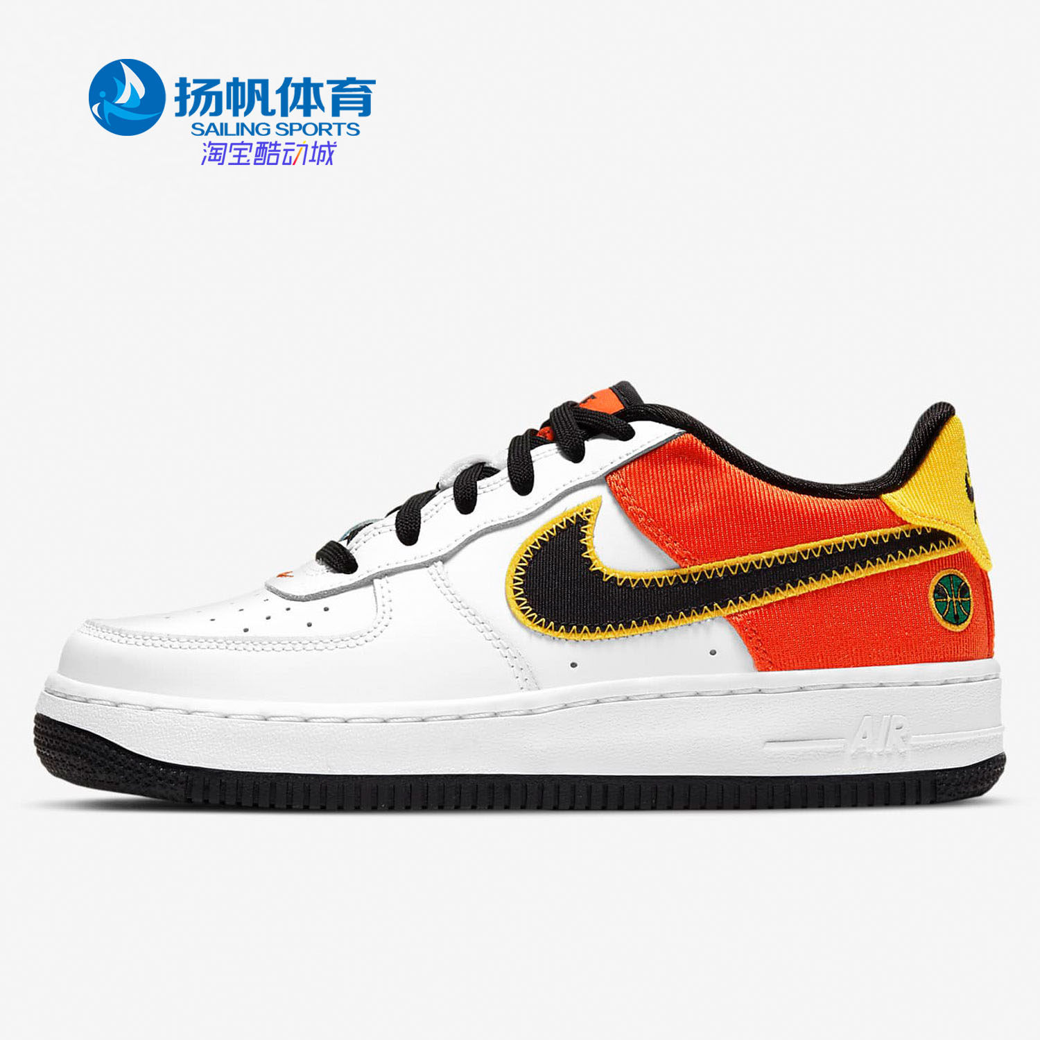 nike耐克正品force1af1大童运动童鞋空军一号耐克外星人dd9530