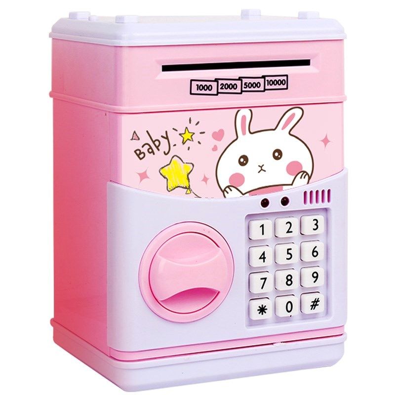 学生_故事小孩存钱罐储蓄罐小学生儿童女孩同款密码硬币存钱箱音乐生