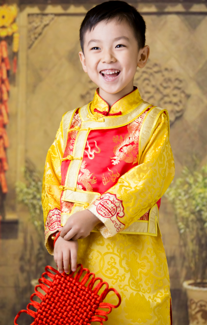 海辰贝贝宏图男童织锦缎新年装演出服马甲和袍子在类目 童装/婴儿装/亲子装, 马甲中 - 来自Buy2taobao.com提供专业的淘宝代购服务