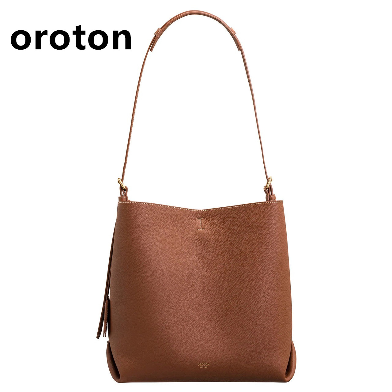 oroton包托特包手提单肩斜挎包棕色水桶包大容量女包已售7￥1320券后