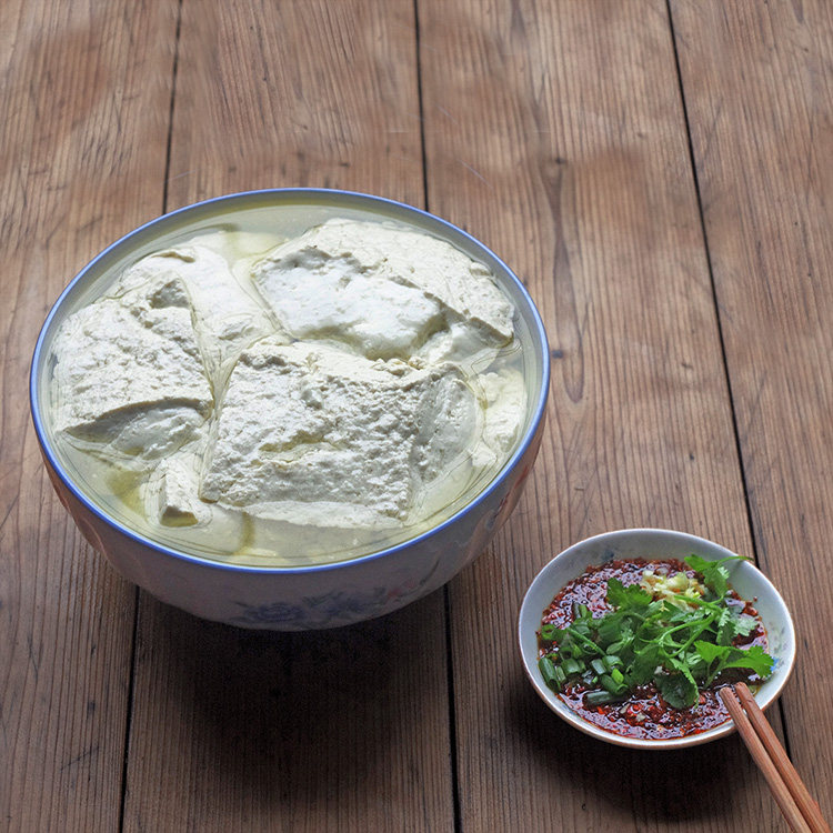 自制四川合江豆花原料套装黄豆口袋簸箕木姜油蘸水调料组合-泡美丽(pa