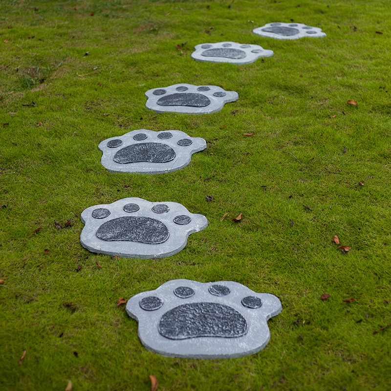 户外防滑汀步石幼儿园草坪装饰垫脚石