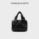 CHARLES&KEITH24春新款CK2-10271332柔软简约手提包云朵小方包女