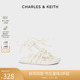 CHARLES&KEITH24春新款CK1-70381038时装凉鞋人字绕绳平底沙滩鞋