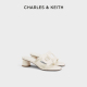 CHARLES&KEITH24夏新款CK1-60361513时尚休闲外穿沙滩一字拖鞋女