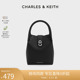 CHARLES&KEITH24春夏新款CK2-10671605菜篮子手提子母水桶包女