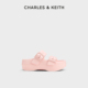 CHARLES&KEITH24夏新款CK1-71650004柔软外穿时尚沙滩厚底拖鞋女