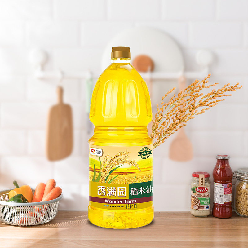 香满园稻米油1.8 l/瓶宿舍米糠油