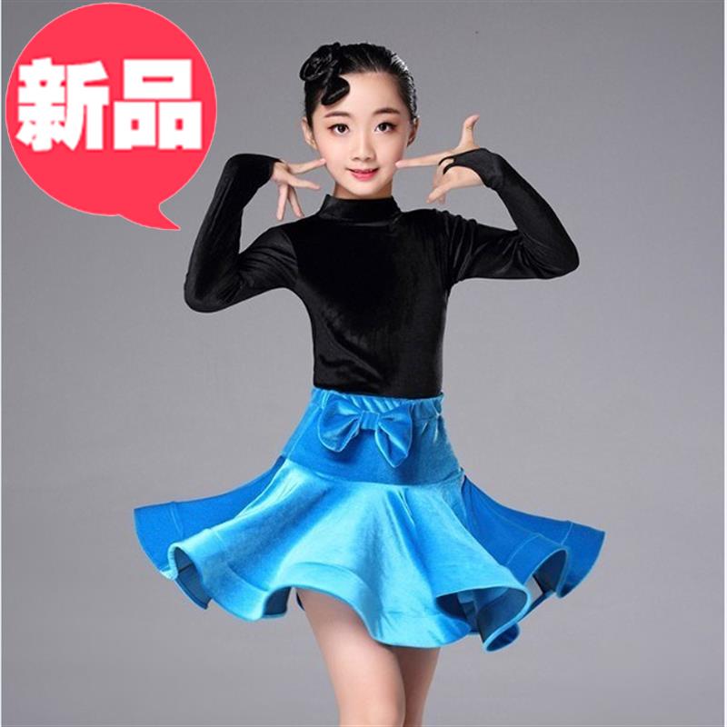2018新款儿童拉丁舞裙女春夏季加绒长e袖练功服拉丁舞服装舞蹈服|msdalam kategori Butik wanita / wanita, pakaian/pakaian kebangsaan/peringkat pakaian, pakaian kebangsaan/pakaian - dari Buy2taobao.com untuk memberikan perkhidmatan ejen Taobao profesional membeli