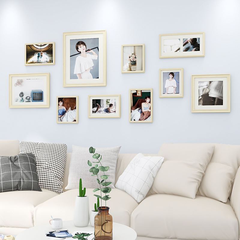 娃娃网红宝宝儿童房间照片墙装饰相框挂墙贴免打孔客厅沙发背景墙