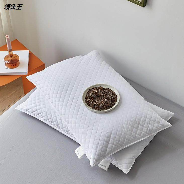 荞麦枕芯 全荞麦皮荞麦壳偏硬枕头 成人学生单人保健护颈椎枕头