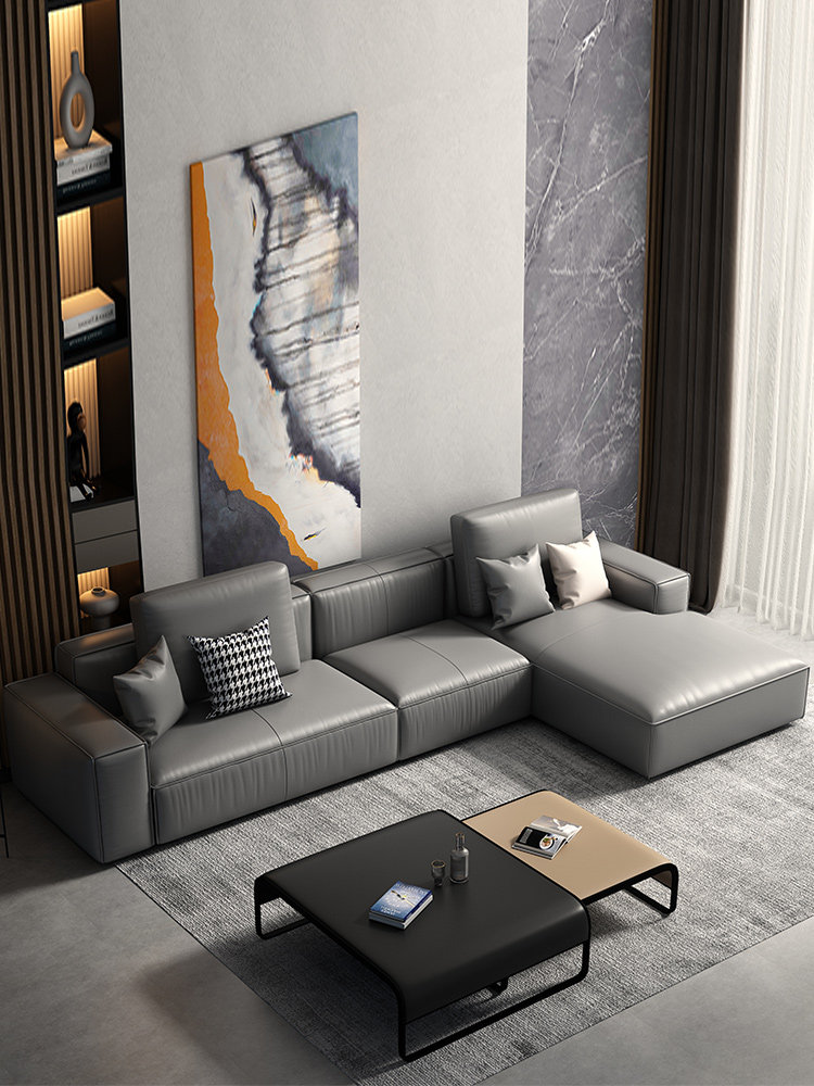 真皮沙发客厅2021年新款