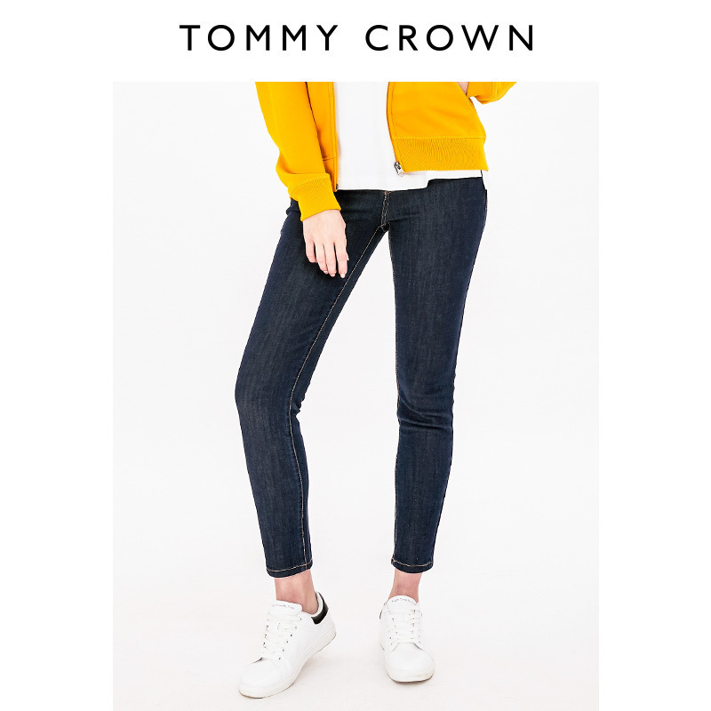 TOMMY CROWN新款女式修身牛仔裤 舒适柔软弹力铅笔裤 X50351908|ruв категории Женская одежда, брюки, брюки - от Buy2taobao.com для оказания профессиональной услуги покупки агента Taobao