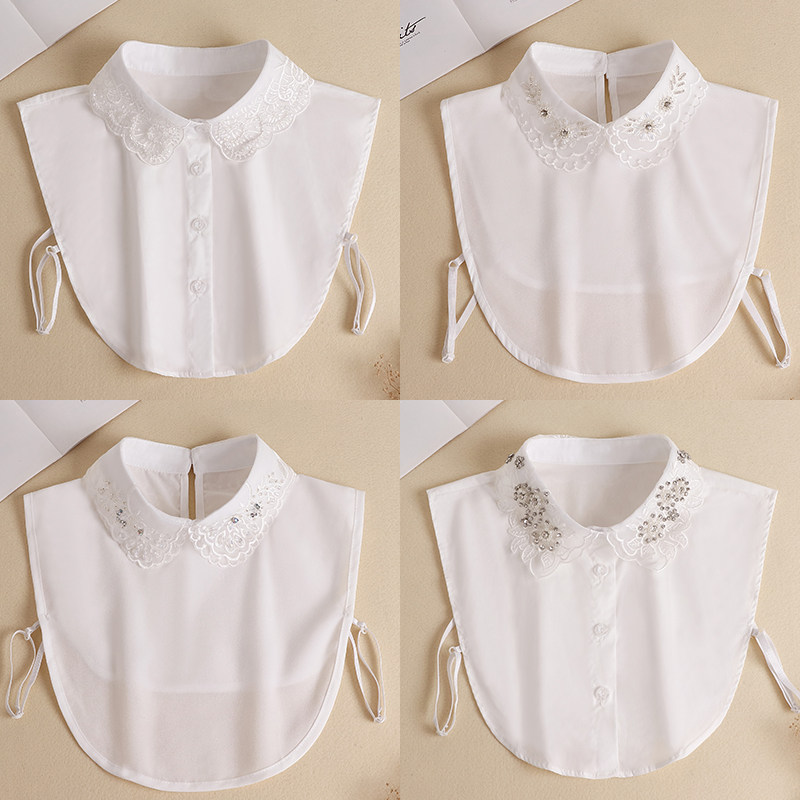 假领子女百搭假领多功能假衣领秋冬女士毛衣装饰衬衣领时尚均码领