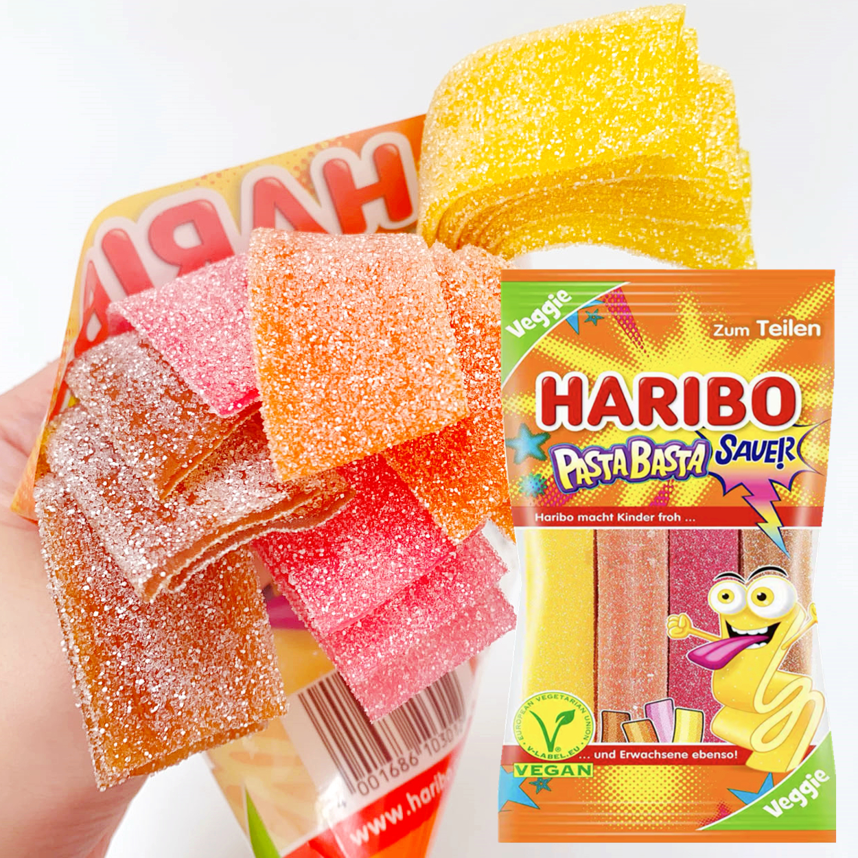 现货立发Haribo哈瑞宝意大利面