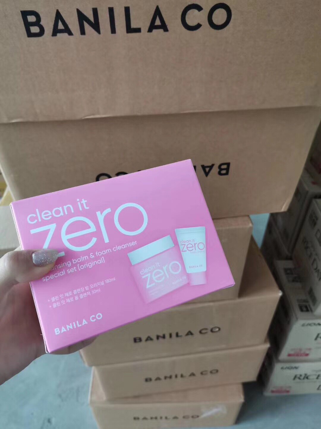banila co芭妮兰zero卸妆膏脸部温和深层清洁赠润肤