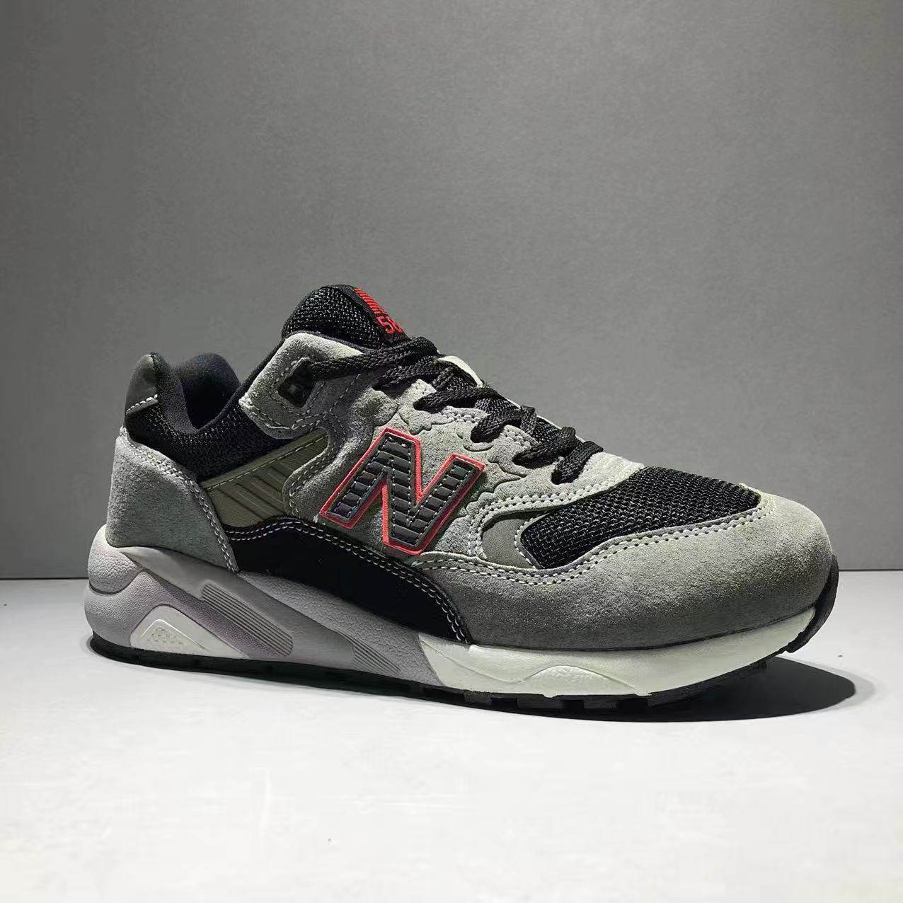 撤柜夏季男女鞋外贸减震休闲运动情侣鞋真皮n字鞋nb580复古跑步鞋