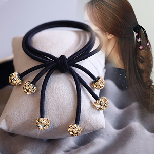 水钻头绳扎发马尾发圈图片