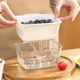 洗水果沥水篮食品级小带盖的篮子双层厨房洗菜盆果盘家用客厅茶几