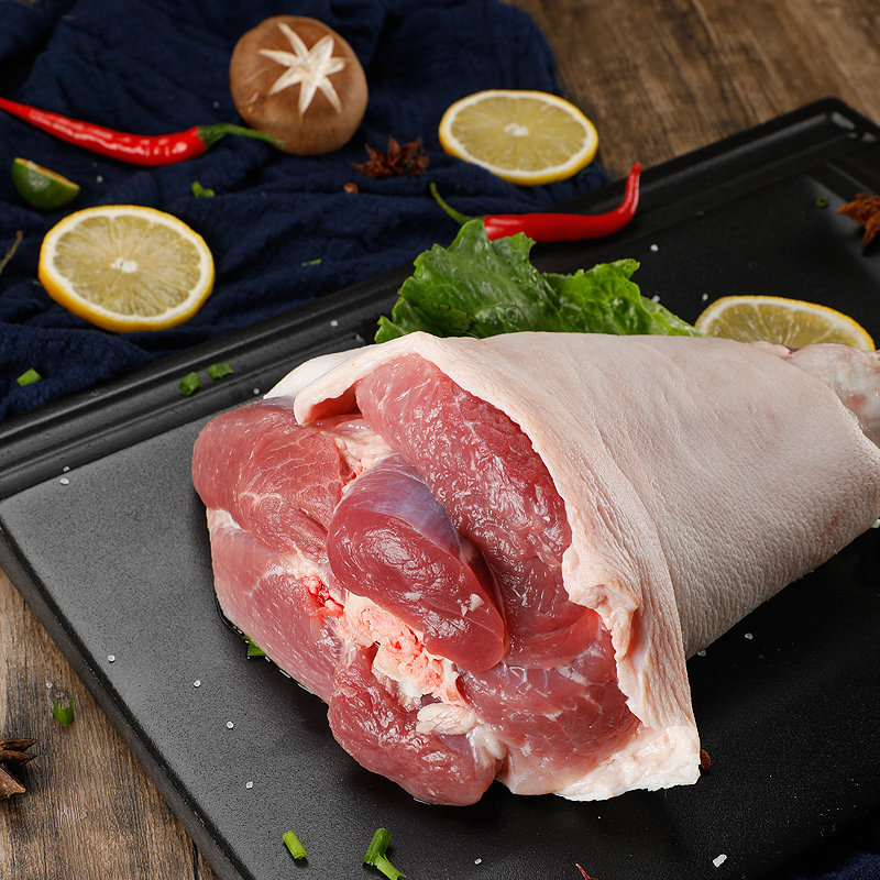 初土记猪蹄膀黑猪新鲜肘子猪肘骨猪肘子红烧猪蹄膀3斤