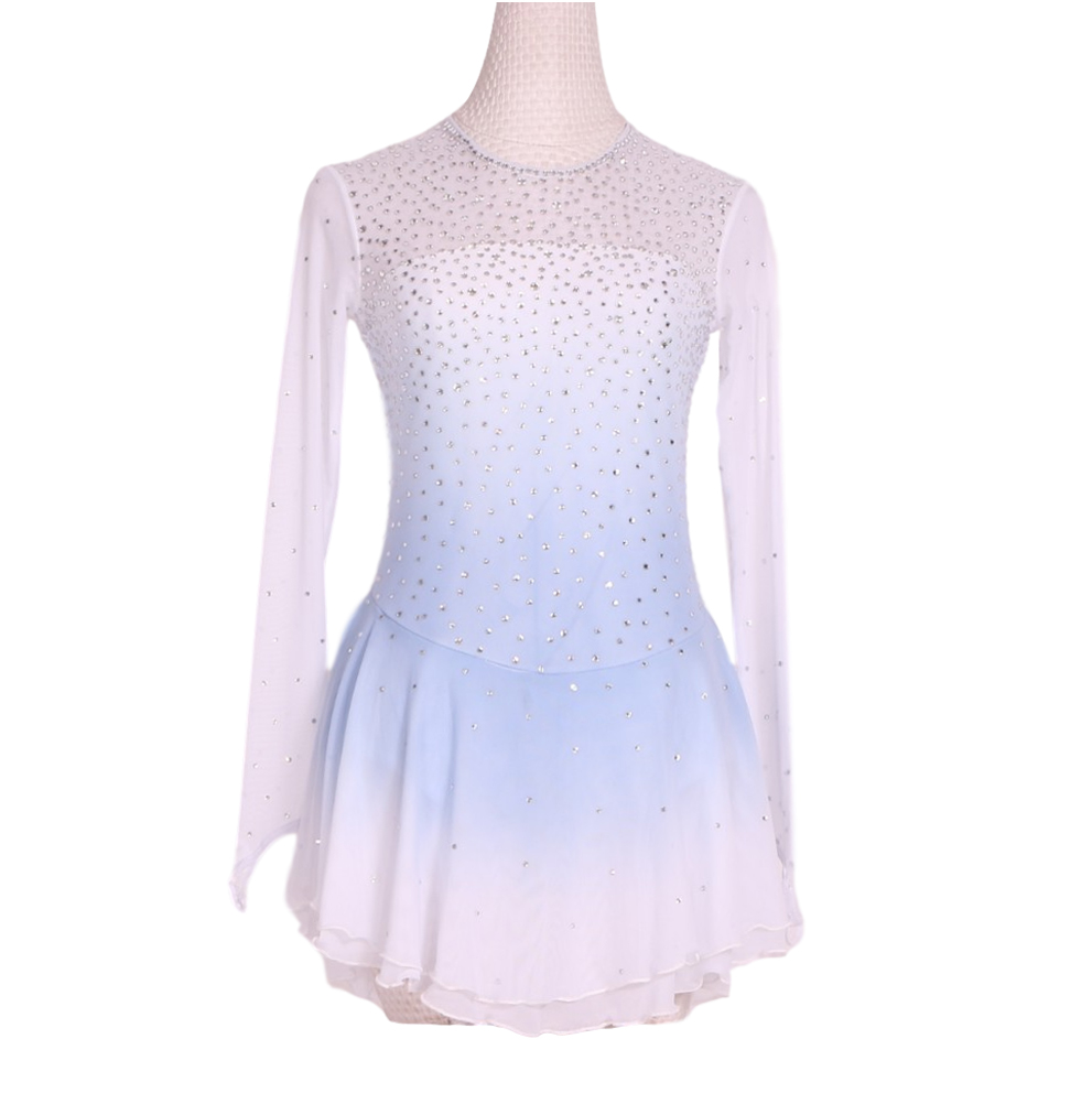 dvwvb 定制花样滑冰服装 表演服 儿童成人女款裙g166——dvwvb柏莎