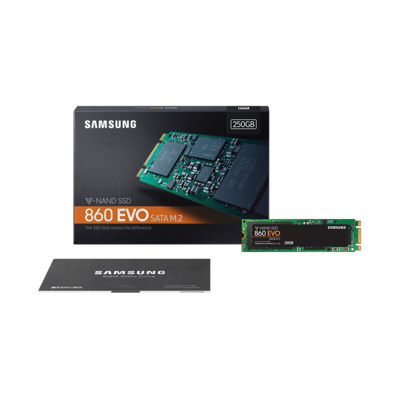 samsung/三星 860evo m.2 2280  ngff 250g/500g/1tb ssd固态硬盘