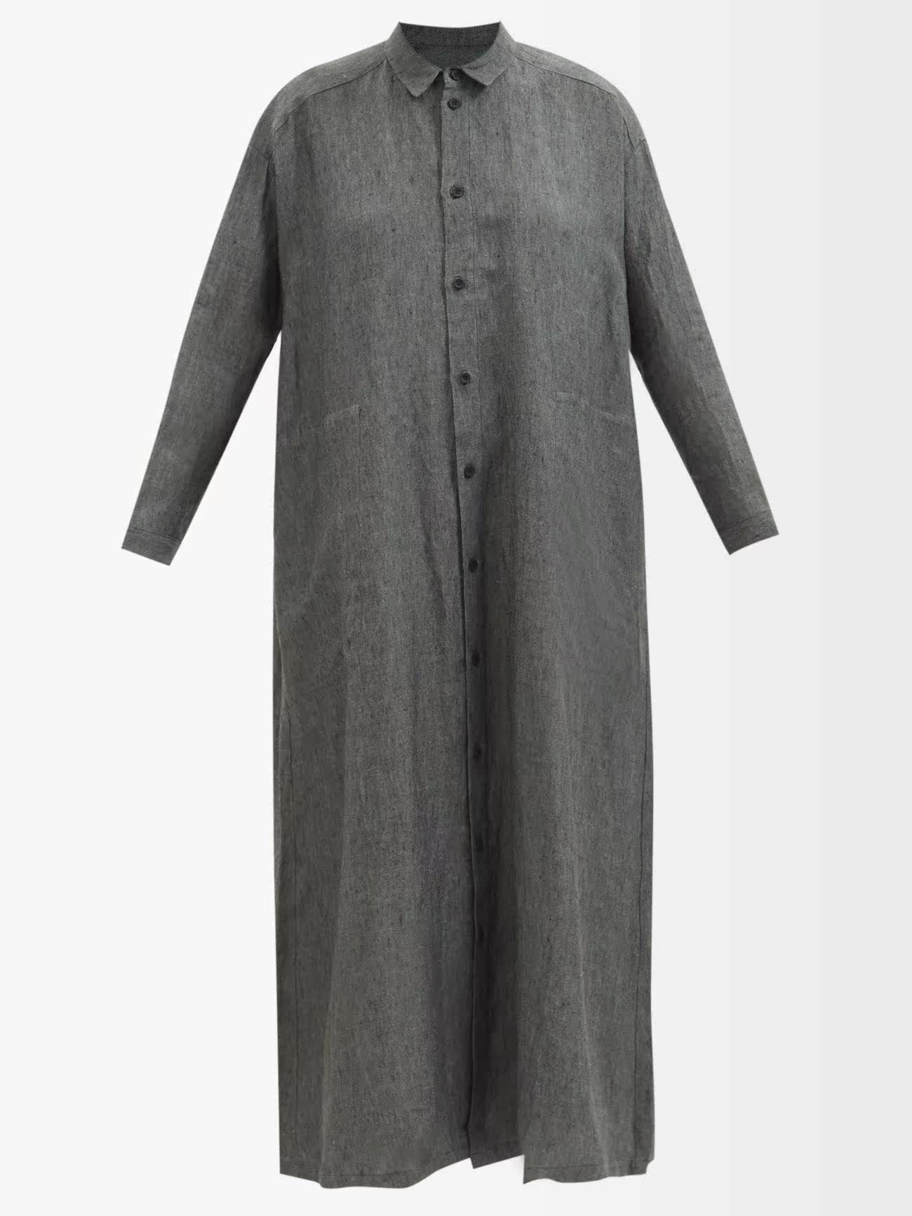 折扣代购toogood draftsman 亚麻混纺衬衫式连衣裙