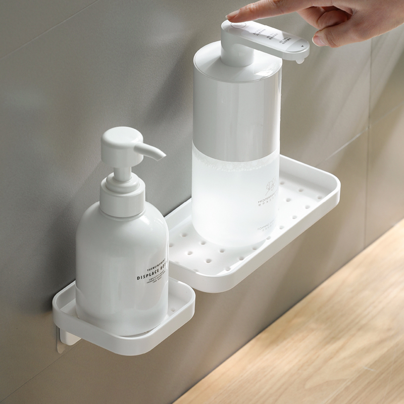 洗手液挂壁器小米感应洗手机置物架冲牙器支架洗面奶洗手台沥水