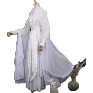 若水原创白色古装劲装万用侠客谢怜楚晚宁仙气飘逸民族服装 原价199.