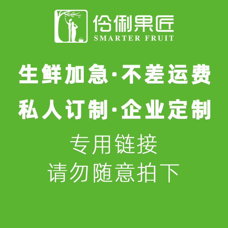 伶俐果匠 运费生鲜加急 补差专用定制新鲜水果 车厘子大果黑珍珠