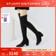 Stuart Weitzman/SW THIGHLAND 春季经典尖头瘦瘦靴过膝靴女靴子