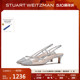 Stuart Weitzman/SW MONDRIAN 50 SLINGBACK 透明鞋面细跟高跟鞋