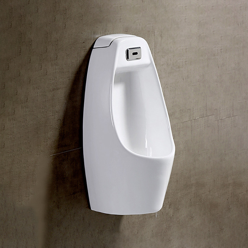陶尔曼感应小便斗挂墙落地式小便器防臭节水墙排地排水陶瓷小便池