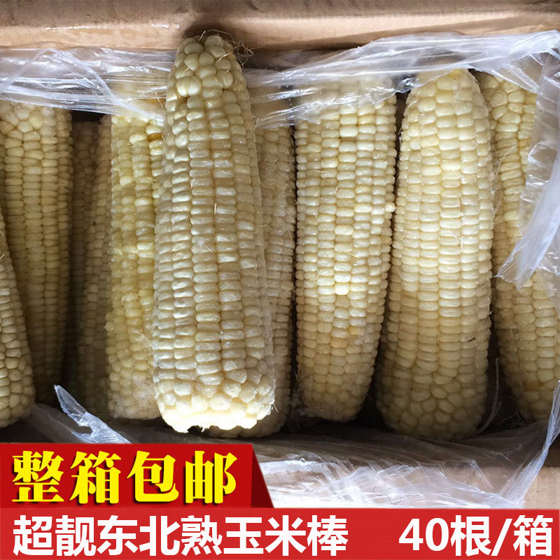 东北甜糯玉米棒40根包邮大额优惠券