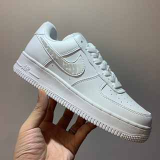 恩施耐克空军一号男 aj1女鞋低帮白蓝正版板鞋高帮aj男鞋正品官网