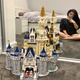 迪士尼城堡樱花积木拼装模型公主房子高难度大型女孩玩具生日礼物