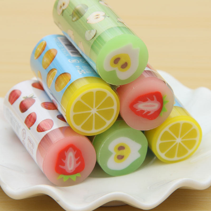 多多洛 天卓水果橡皮韩版创意橡皮擦可爱甜美橡皮可切橡皮擦