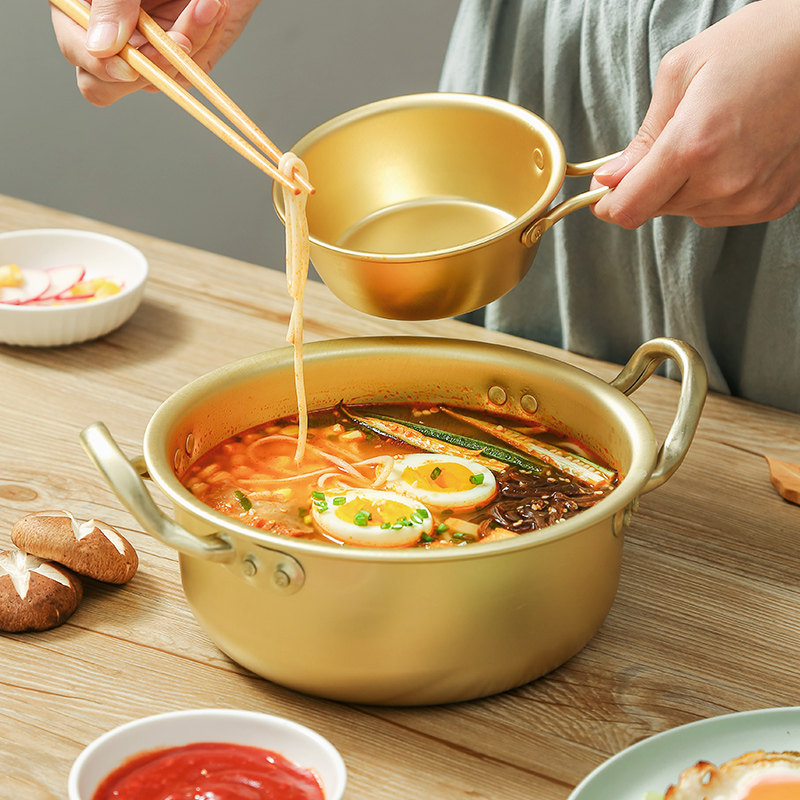 特价辛拉面锅_韩国泡面锅学生宿舍小煮锅方便面锅煮面锅黄铝锅速热辛